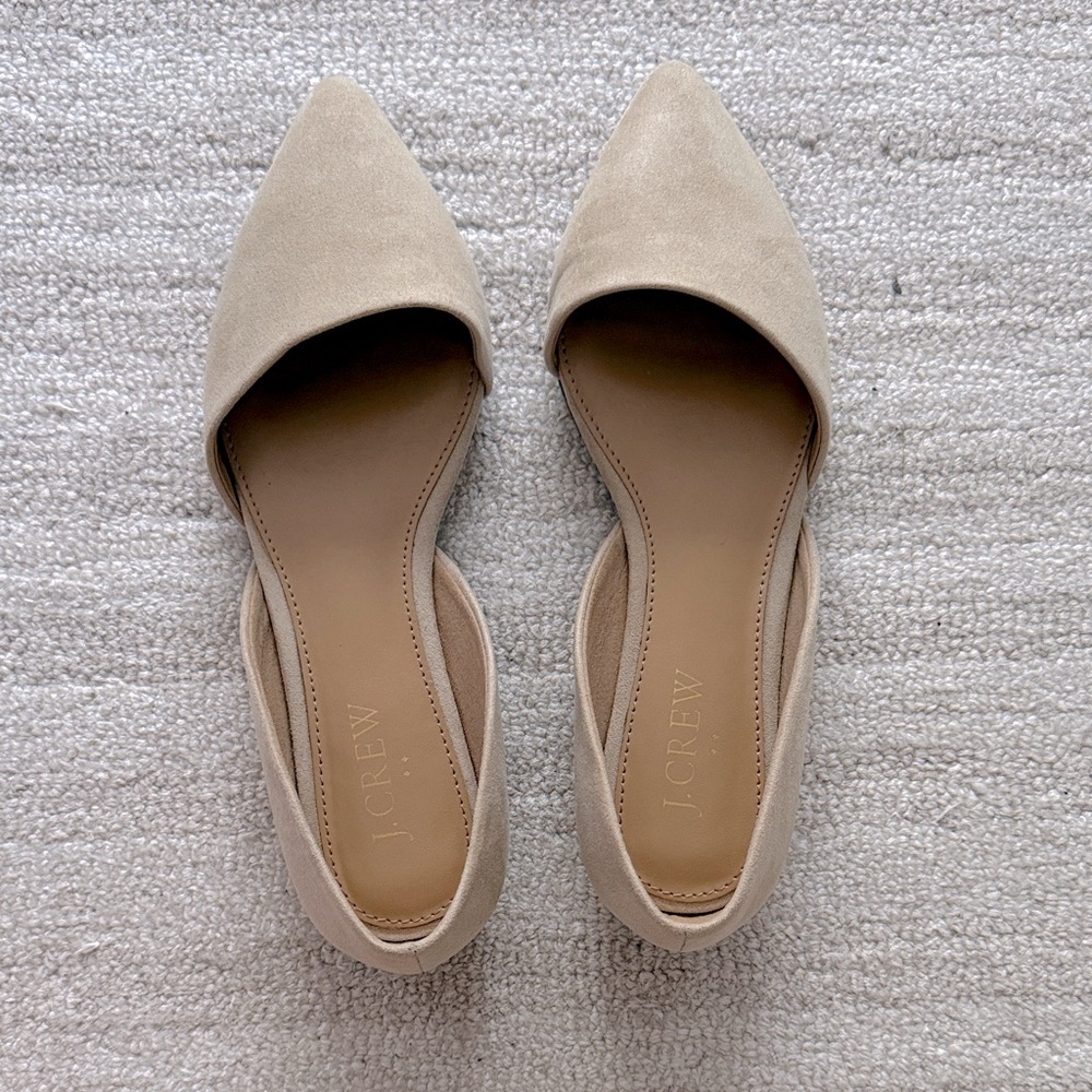 J. Crew Women's Tan Pointed Flats